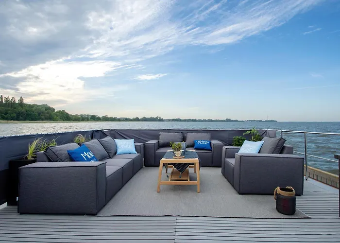 Hausboot Seeadler Ferienhaus Stralsund